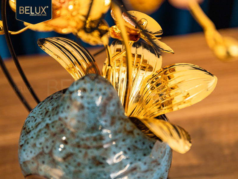 Lan Vũ Điệu mạ vàng 24k&nbsp;20x11x19cm